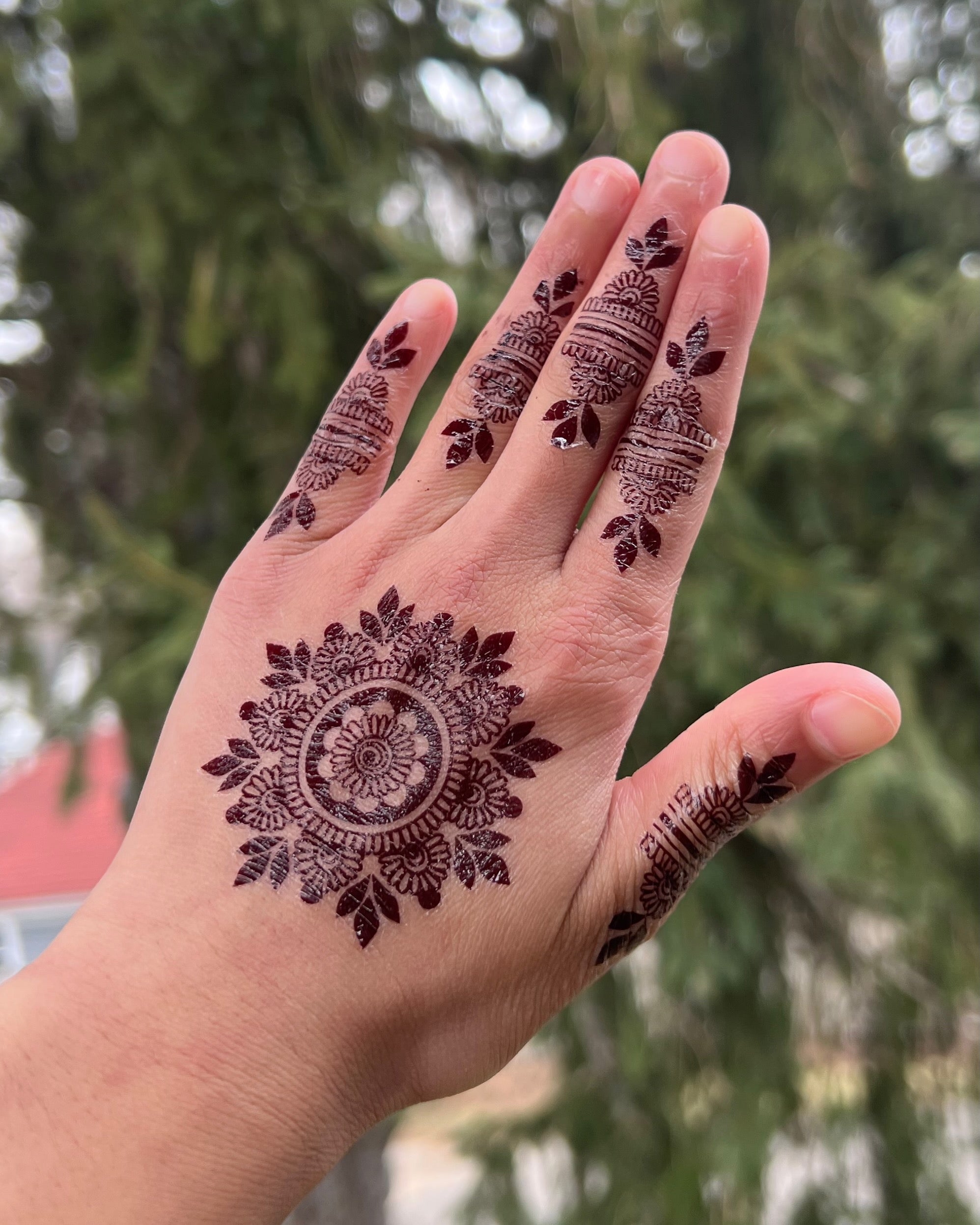 Sweetu kid's design - mandala shaped children design instant henna ...