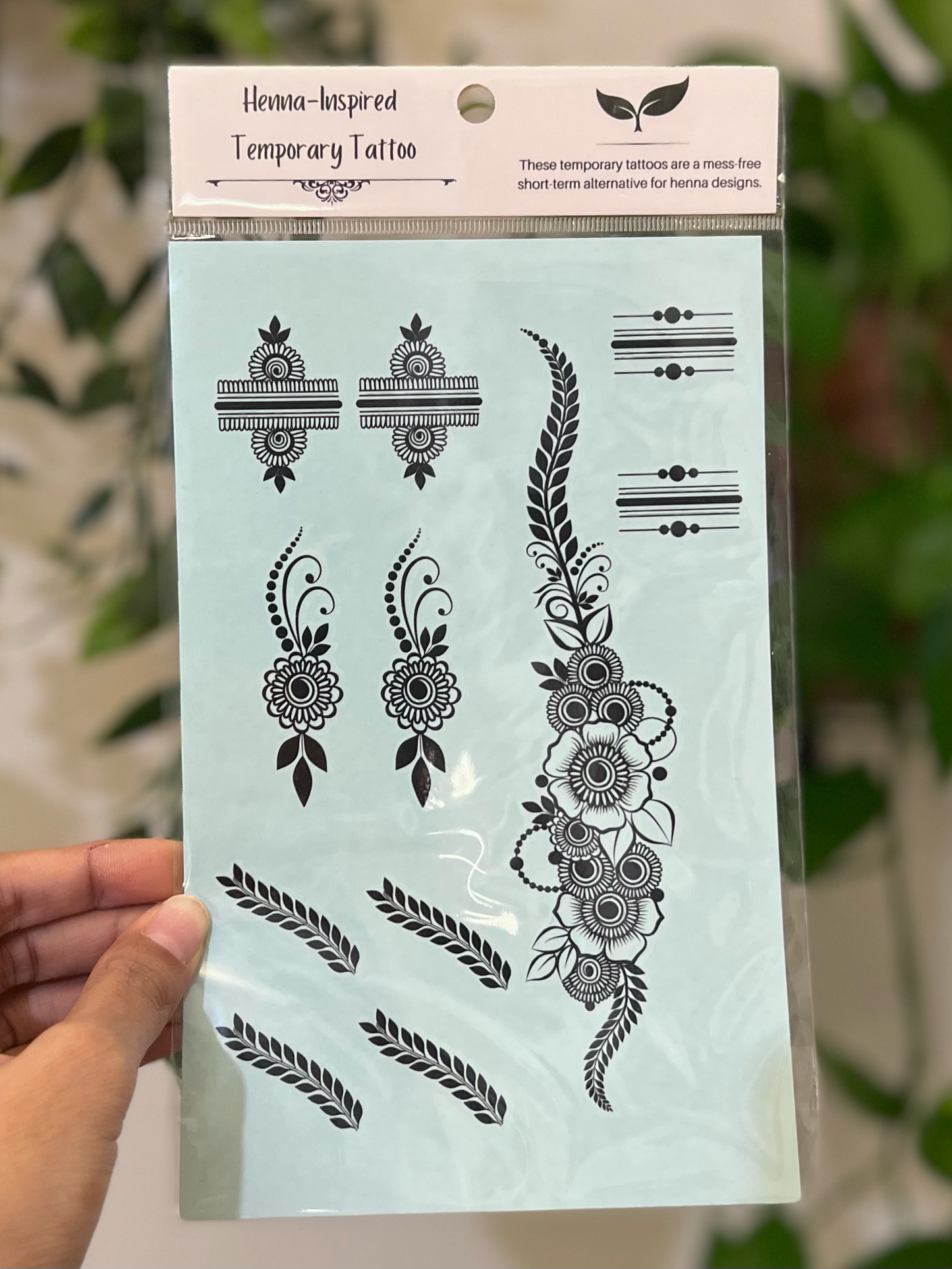Savarna -- Floral one-sided design DIY Arabic Inspired format (Design 6)