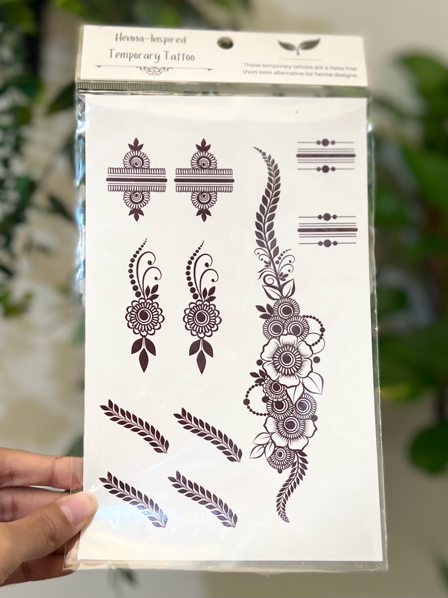 Savarna -- Floral one-sided design DIY Arabic Inspired format (Design 6)
